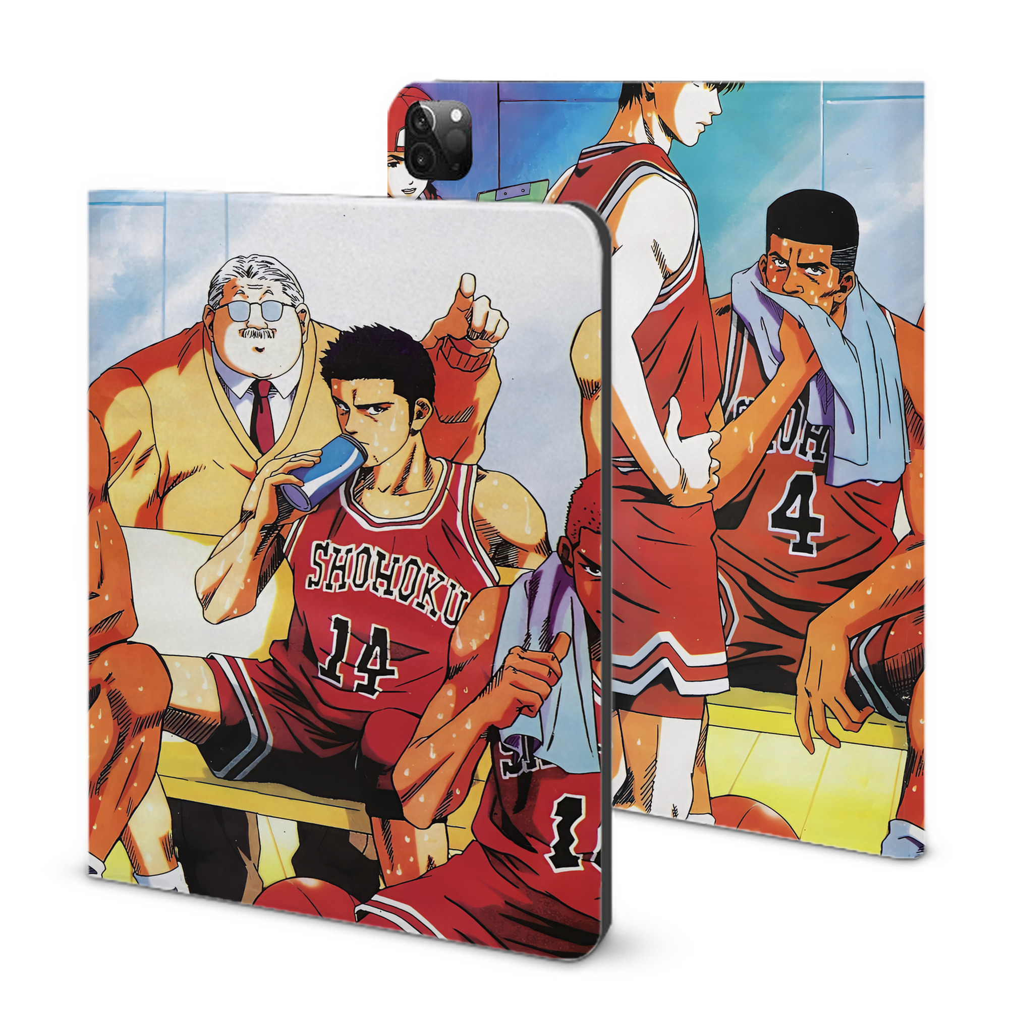 （画像用） SLAM DUNK／スラムダンク IPadケース ペンホルダー付き ブックスタイルデザイン